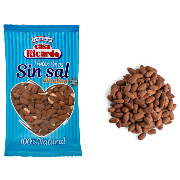 Almendra tostada sin sal. Envase 1kg.