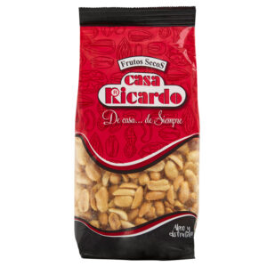 Cacahuetes fritos repelados con sal. Envase 500gr.