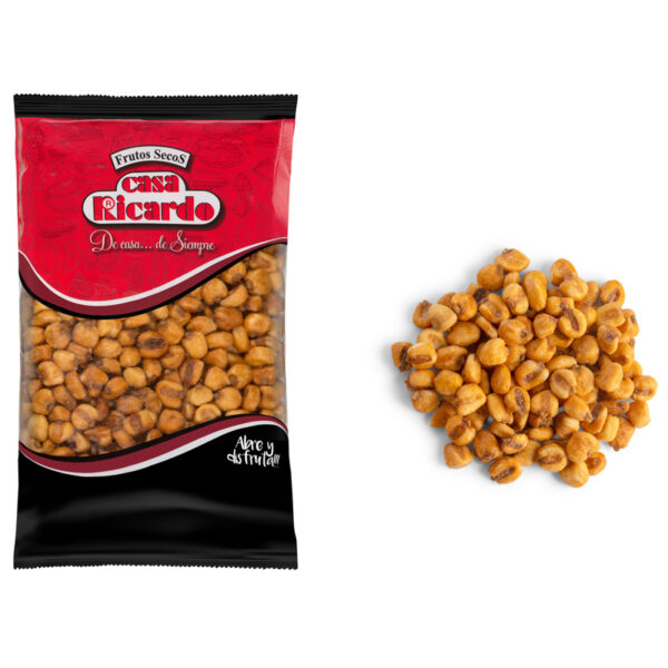 Maíz frito tierno pequeño. Envase 1 Kg.