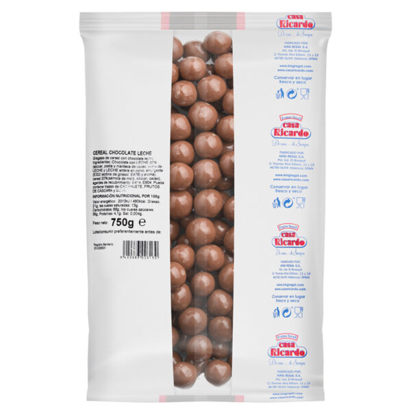 Cereal Chocolate Leche. Envase 750gr.